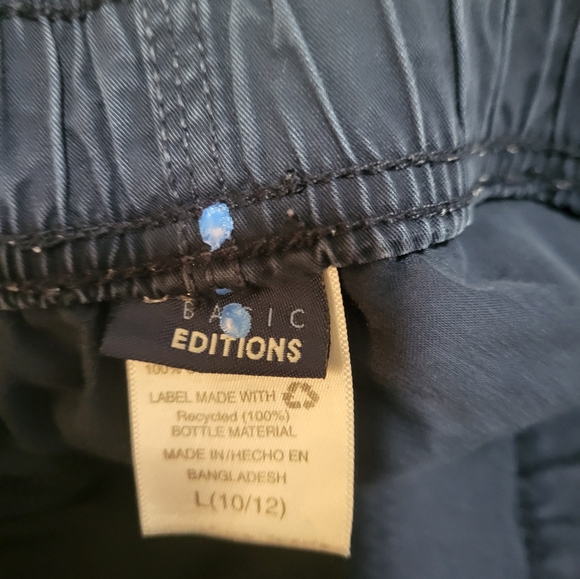 💥4 for $30💥 Basic Editions boys blue shorts size LG 10-12 - Picture 3 of 3
